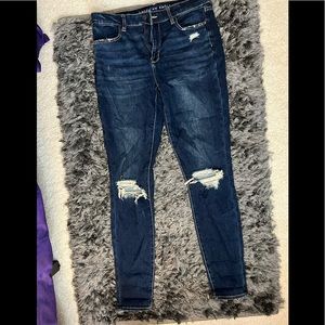 High rise American eagle jeggins